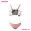 Black Dot Cute Plus Size Swimwear