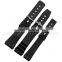 Mens Silicone Rubber Waterproof Diver Watch Strap Band 16mm 18mm 20mm 22mm