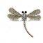 New SW17071 fashion cute rhinestone Dragonfly pin brooch/