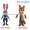 (New Movie)2016 Hot sale Zootopia Nick Wide & Judy Hopps plush toy Zootopia plush Doll