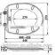 Toilet seat Cover Urea formaldehyde JY7226Q-UF