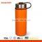 Powder Coated 1000ml Stainless Steel Thermal Water Bottle With Loop Lid