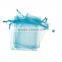 Free Shipping Beautiful Blue 100PCS Jewelry Packing Drawable Organza Bags Wedding Gift Bags 7CMX9CM