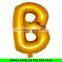 China Wholesale Various Kinds of Alphabet Letter Foil Balloons