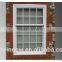 Vertical sliding open style vinyl(UPVC) double hung windows