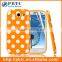Set Screen Protector And Case For Samsung Galaxy S3 I9300 , Dot Pattern Hard Gel TPU Mobile Phone Cover Case
