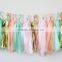 Color Confetti Tissue Paper Tassel Garland Party Decoration