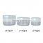 Fashion portable plastic travel cosmetic packaging jar wholesale plastic cosmetic pet jar