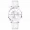 Womens Stainless Steel Dive Custom Printed Watches With Leather Band