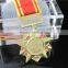 Custom Production Metal Award Medal / Diamond Star China Military Medal