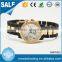 Popular ladies rose gold alloy case diamond circle fashion watch new