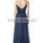 china alibaba supplier chiffon evening dress with lace jacket