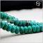 Gem stone gemstone Green Turquoise roundel Abacus Loose Beads Strand