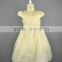 Fashion Children Clothes Baby One Piece Girls Party Dresses Polyester Cotton Fabric Ribbon Princess Frocks Wear