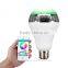 Music Playing Bluetooth LED Light Bulb RGBW