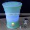 Curve shape green plastic ultrasonic USB powered colorful led light aroma diffuser