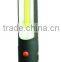 2015 wholesale Rechargeable 3W COB Working Light with magnet and hook