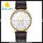 WJ-5441 Nary leather band stainless steel back waterproof high quality with diamonds unisex couple watch