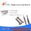 75mm screw barrel for injection molding machine soft PVC