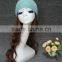 Hot sale Fashion Knit Headband Pattern Raccoon Fur Pompom for stylelish lady