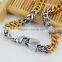 Variety color chain necklace stainless steel curb chain for man