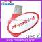 Oval shaped usb 32 gb pendrive with custom epoxy or dooming logo