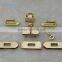 OEm zinc alloy bag parts high quanlity metel lock for purse wholesale