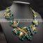 Gold-plated leaves necklace choker women's necklace fashion jewelry 2015 hotsale