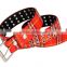 High Quality Red Fabirc Eyelet Belts For Lady SWF-15063004