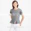 Hot selling T-shirt with flutter bottom
