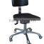 Antistatic PU Leather Hospital With Wheel Industrial ESD Chair