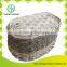Modern oval rattan household basket
