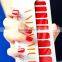 Wholesale Custom Red Glitter Nail Strips Decorative Nail Arts Desgin Nail Art Sticker Supplier