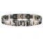 Noproble P044 FDA Tourmaline Stainless Steel Sexy Paracord Health Charm Fashion Love Bangle