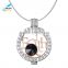 2016 crystal fashion necklace interchangeable coin pendant letter necklace jewelry