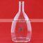 Hot selling cheap bulleitwse 700ml bottles short boston wine bottles lung shape whiskey bottle
