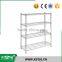 TJG high quality Stainless steel Supreme 4-Tier Shelving Unit storage rack shelf