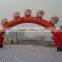 Cheap giant cow advertising inflatable arch for sale / giant inflatable arch