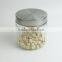 Glass Jar for Storage with Metal Cover
