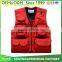 Custom made sleeveless work vests with multi pockets high quality volunteer vest