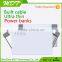 New arrivals creative retractable 4000mah super slim power bank with bult in cable