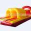 6mLx3.3mWx2.8mH red yellow fire hot inflatable obstacle course outdoor adult inflatable obstacle course cheap