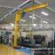 Floor Fixed Slewing Hydraulic Jib Crane