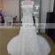 new arrival spaghetti strap full lace appliqued organze mermaid wedding dress