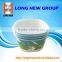 Customized Plastic Ice Cream Bowl In Mould Printing Label