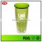 bpa free insulated double wall acrylic travel cup 24 ounce