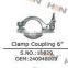 Clamp Coupling 6" OEM 240948003 for putzmeister concrete pump spare parts