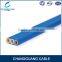 HDPE flat style thicker jacket outdoor fiber optic cable microduct