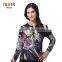 Ladies Cashmere Knit Pullover Sweater, Ladies Elegant Full Print Sweater