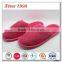 Red cheap Terry women slippers for hotel,spa,airplane